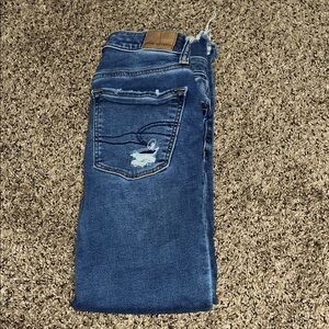 American Eagle By Payless Distressed Blue Kids Jeans